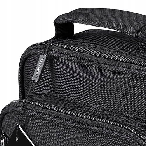 Saszetka męska na ramię mała torba sportowa do pracy czarna lekka ZAGATTO na Arena.pl