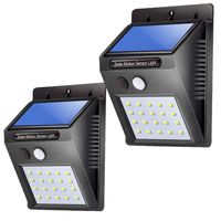 2x HALOGEN LAMPA SOLARNA 20 LED Z CZUJNIKIEM RUCHU