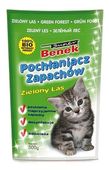 BENEK Neutralizator Zielony Las pochłaniacz zapachów do kuwety kota