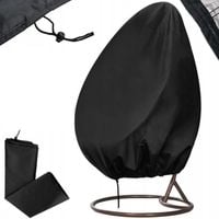 Pokrowiec na Fotel Ogrodowy Wiszący Czarny Kokon