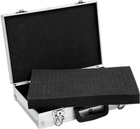 Walizka aluminiowa mała - 400x270x98 mm + wypełnienie piankowe