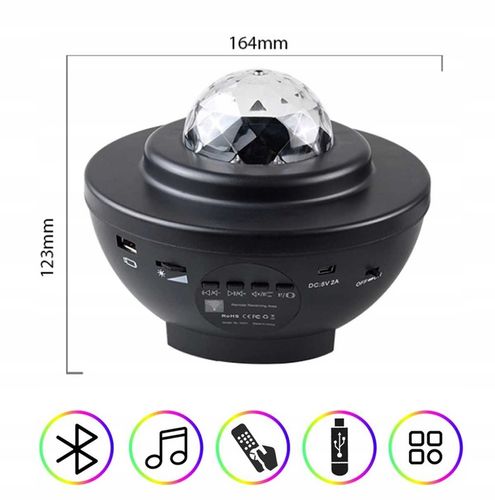 PROJEKTOR GWIAZD RZUTNIK NIEBA LAMPKA NOCNA ASTRONAUTA GŁOŚNIK BLUETOOTH na Arena.pl