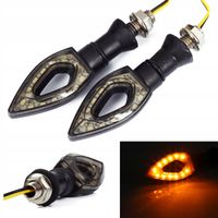 2X KIERUNKOWSKAZY 12 LED DO SKUTERA MOTOCYKLA QUADA MOTORU HOMOLOGACJA M10