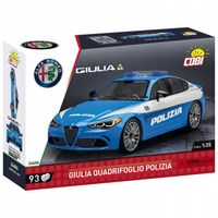KLOCKI COBI-24606 RADIOWÓZ ALFA ROMEO GULIA QUADRIFOGLIO POLIZIA 93