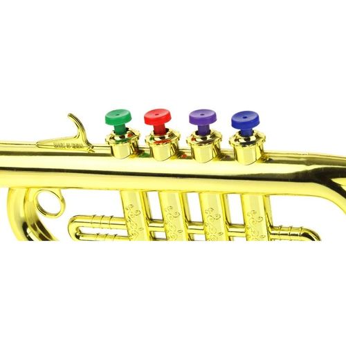 Trąbka dla Dzieci Instrument Muzyczny - Złota na Arena.pl