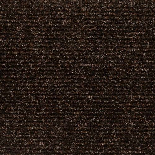 Maty na schody samoprzylepne 30 szt. 56x17x3 cm Brązowe półokrągłe na Arena.pl