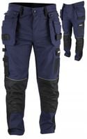 DEDRA SPODNIE ROBOCZE Z MULTIKIESZENIAMI LD/54 270G/M2 SLIMFIT BH47SP-LD