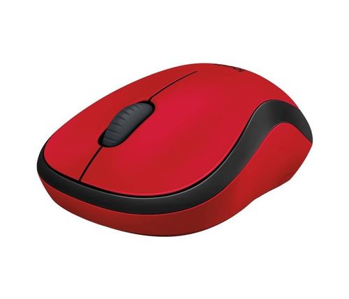 Mysz Logitech Wireless Mouse M220 Silent (910-004880) Czerwona na Arena.pl