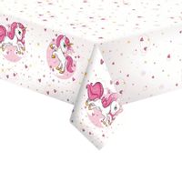 Obrus papierowy Różowy Jednorożec Unicorn magiczne urodziny 120x180cm
