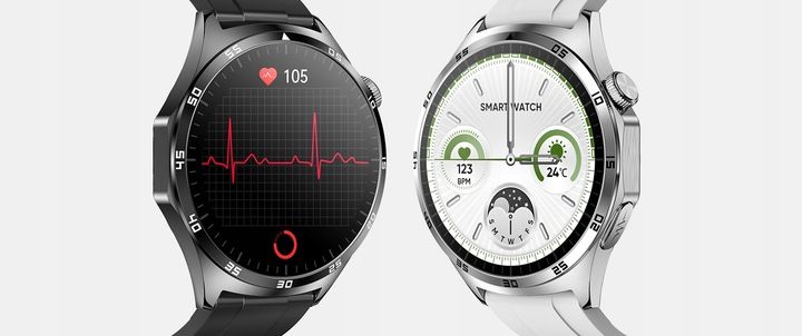 SMARTWATCH ZEGAREK CIŚNIENIOMIERZ EKG GLUKOZA GLIKEMIA HRV ROZMOWY MENU PL zdjęcie 7