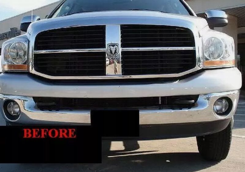2003-2011 DODGE DURANGO- LIstwy chrom grill chromowan zdjęcie 3