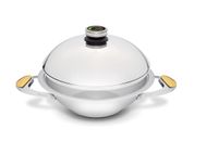 Naczynie WOK 4,5 litra, średnica 30 cm z pokrywą, 2 uchwyty Zepter