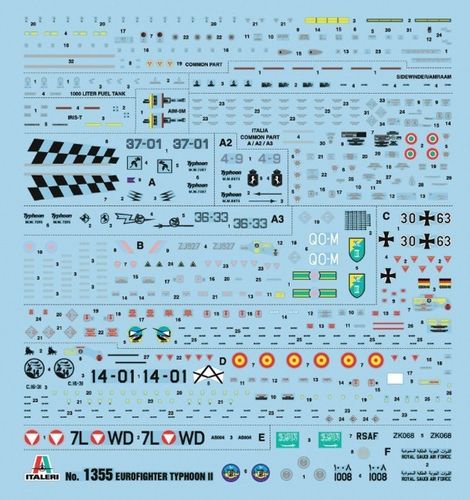 Italeri EF-2000 Typhoon single seater na Arena.pl