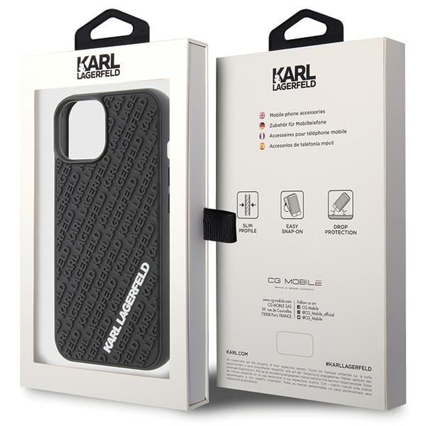 Etui Karl Lagerfeld do iPhone 15, iPhone 14, iPhone 13, Czarny zdjęcie 8