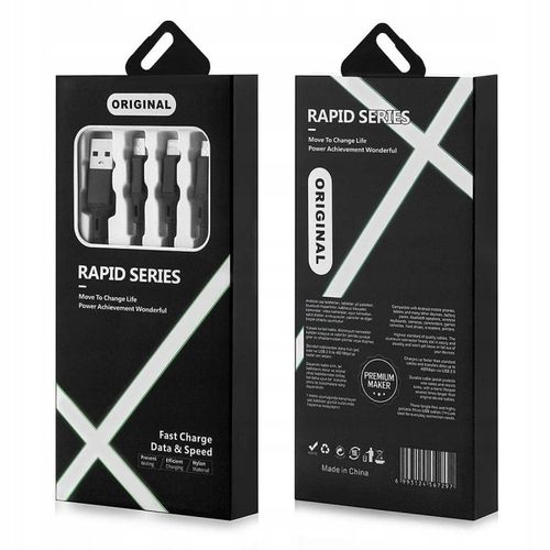 KABEL 3w1 LIGHTNING / MICRO USB / TYP-C 2.1A 1m na Arena.pl