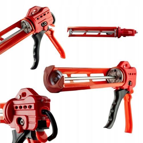 PISTOLET do silikonów klejów kartuszy gęstych wyciskacz Anti-Drip 360° na Arena.pl