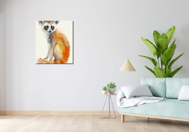 Obraz 60x70cm Lemurek zdjęcie 2