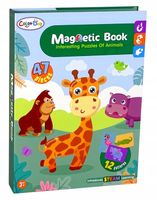 Magnetyczna układanka Afrykańskie zwierzęta dla dzieci Magnetic Book Puzzle