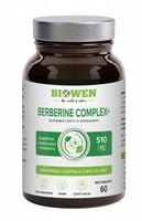 Biowen Berberine Complex+ berberyna morwa biała kozieradka 510 mg 60 kaps.