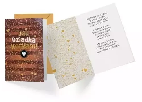 Karnet B6 Dk-877 Dziadek zdjęcie 1