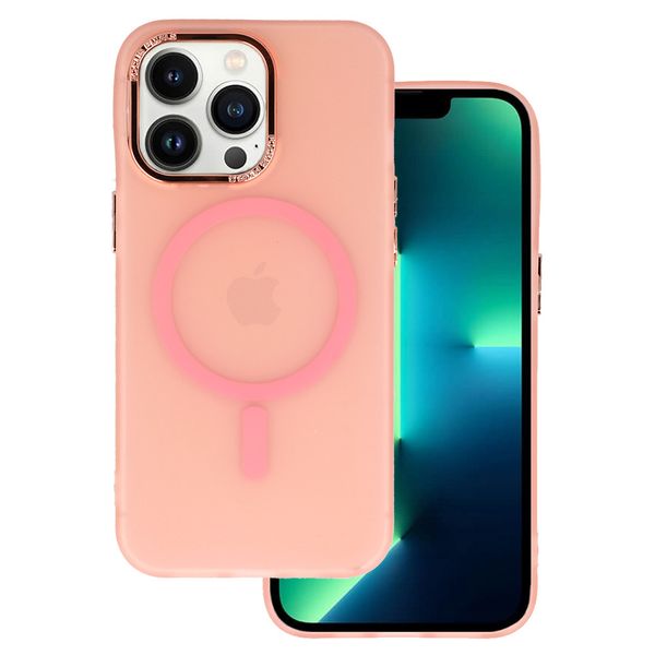 Magnetic Frosted Case do Iphone 13 Pro Różowy zdjęcie 1