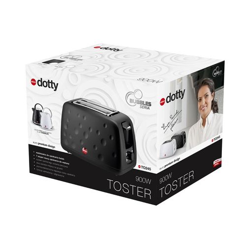 Toster To245 Dotty Eldom Czarny Seria Bubbles na Arena.pl