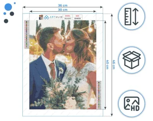 HAFT DIAMENTOWY OBRAZ DIY 5D Z TWOJEGO ZDJĘCIA na Arena.pl