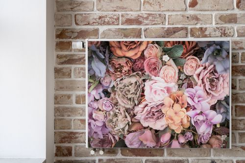 Mata MAGNETYCZNA Na Kaloryfer Bukiet Kwiatów Styl Retro 120cm x 60cm na Arena.pl