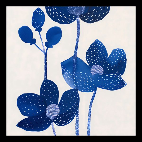 Plakat 20x20cm Nocne Kwiaty zdjęcie 2