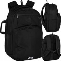 COOLPACK GRIF PLECAK MŁODZIEŻOWY SZKOLNY DWUKOMOROWY BLACK CZARNY 24 L