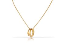 naszyjnik z obrączkami z kolekcji classic (c11319au)