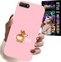 ETUI DO HUAWEI Y6 2018 - ŚMIESZNE WZORY I LOVE YOU PIESEK OBUDOWA