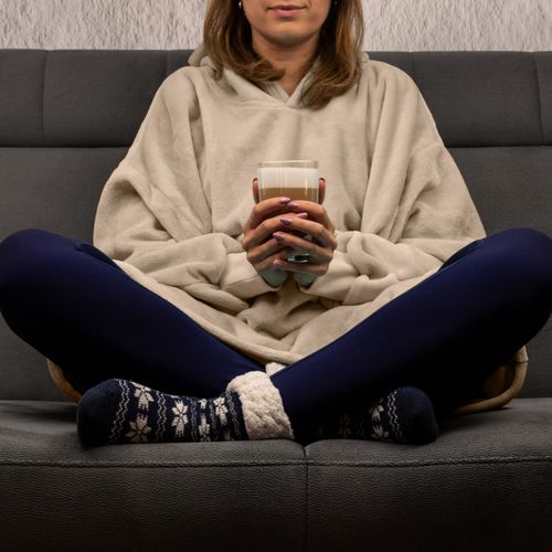 Bluzair - Bluza koc - Jasny beż na Arena.pl