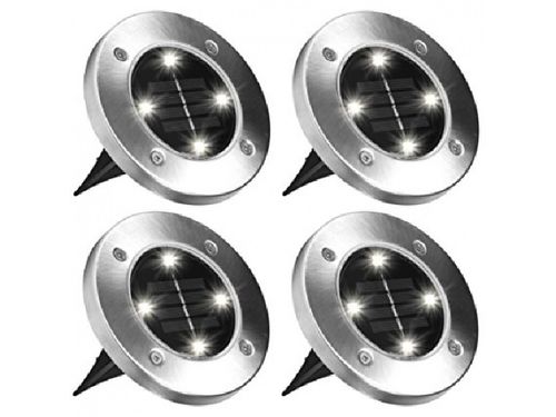 DISK LIGHT Lampki solarne gruntowe 2szt na Arena.pl