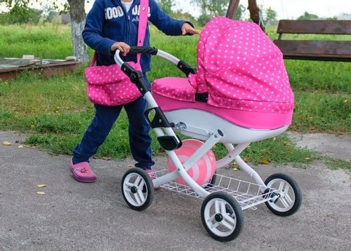 WÓZEK DLA LALEK LOLA K08 + TOREBKA DeLuXe na Arena.pl