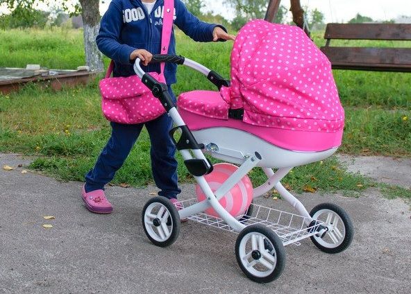 WÓZEK DLA LALEK LOLA K08 + TOREBKA DeLuXe zdjęcie 4