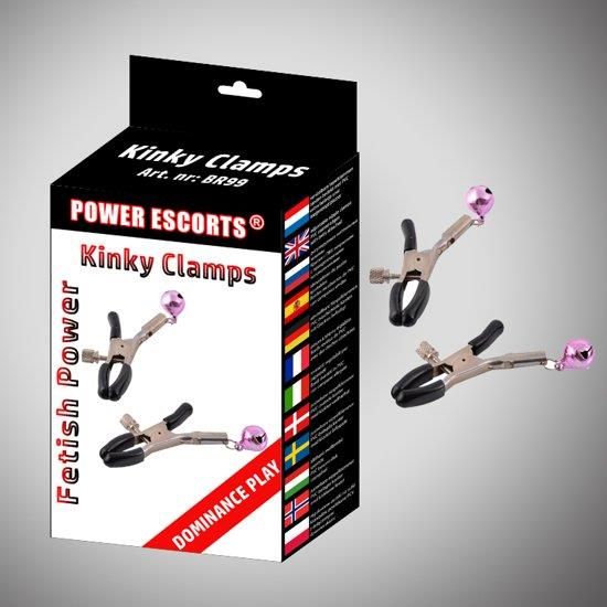 Kinky Clamps Black Nipple Clamps zdjęcie 2