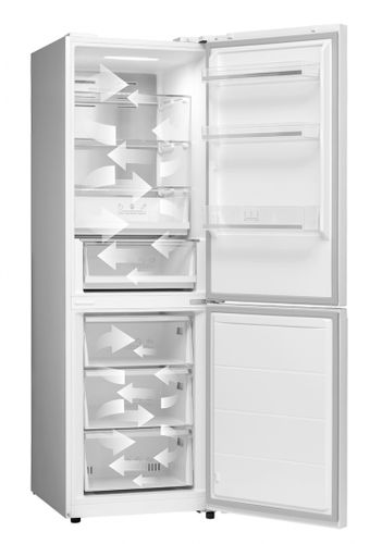 Lodówka wolnostojąca E 59.5 cm LK6460wh CONCEPT na Arena.pl
