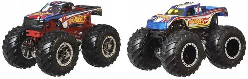 HOT WHEELS 4 vs RACING 1 Auta 1:64 Monster Trucks na Arena.pl