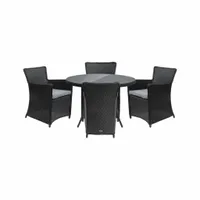Meble ogrodowe z technorattanu Teesa AMBER zestaw