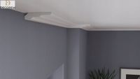 Listwa sufitowa DLSU6 2,5cm x 10cm gzyms sztukateria ozdobna XPS DECOREM