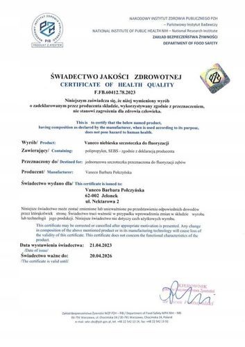 Szczoteczki jednorazowe do fluoryzacji niebieskie z kapsułką 100 szt. na Arena.pl