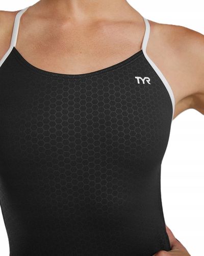 Strój kąpielowy damski na basen Tyr Hexa Cutoutfit rozmiar D32|XS/S na Arena.pl