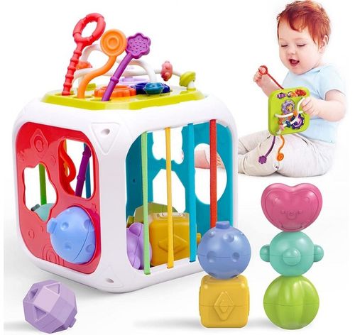 Kostka edukacyjna cymbałki kształty sorter 7w1 na Arena.pl