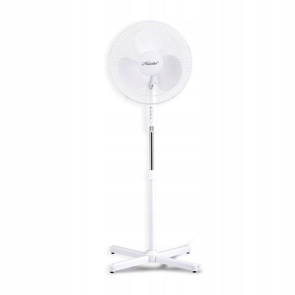 Wentylator podłogowy MOCNY 40cm 60W - BIAŁY zdjęcie 1