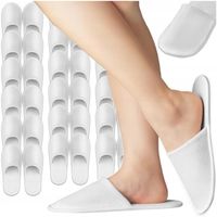 Kapcie hotelowe jednorazowe klapki ZAKRYTE antypoślizgowe 50 par