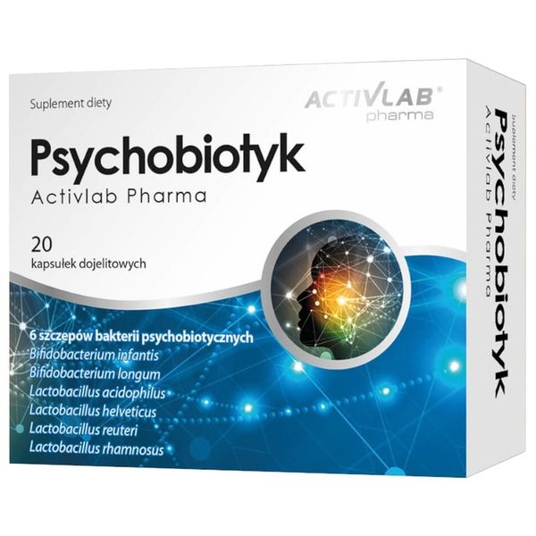 Psychobiotyk probiotyk IBS 20 kaps. Activlab zdjęcie 3
