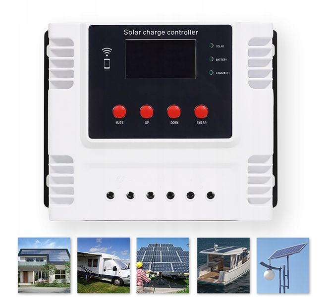 STEROWNIK Panel WIFI SOLARNY REGULATOR 12-48V 60A zdjęcie 3