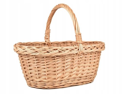 Kosz WIKLINOWY na GRZYBY eco Koszyk do lasu, zbioru GRZYBOBRANIE na Arena.pl