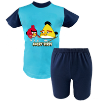 Krótka Piżama dziecięca Angry Birds - Wściekłe Ptaki